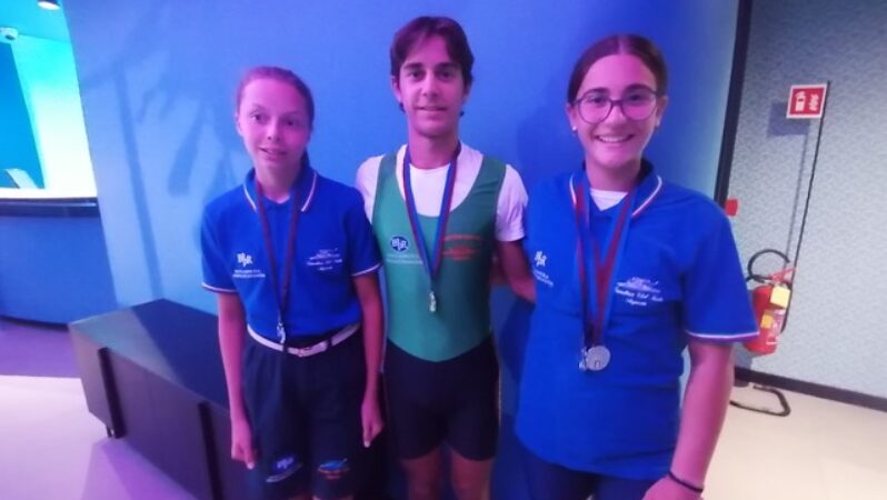 Festival dei giovani “Gianantonio Romanini”, sette medaglie per la Canottieri club Nuoto Augusta