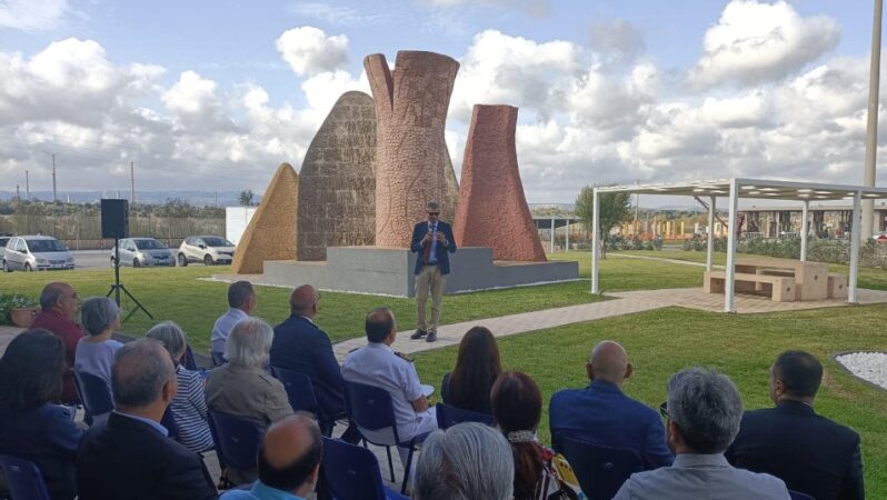 Augusta, “le vele dello Xifonio”: inaugurata l’opera d’arte contemporanea al porto commerciale